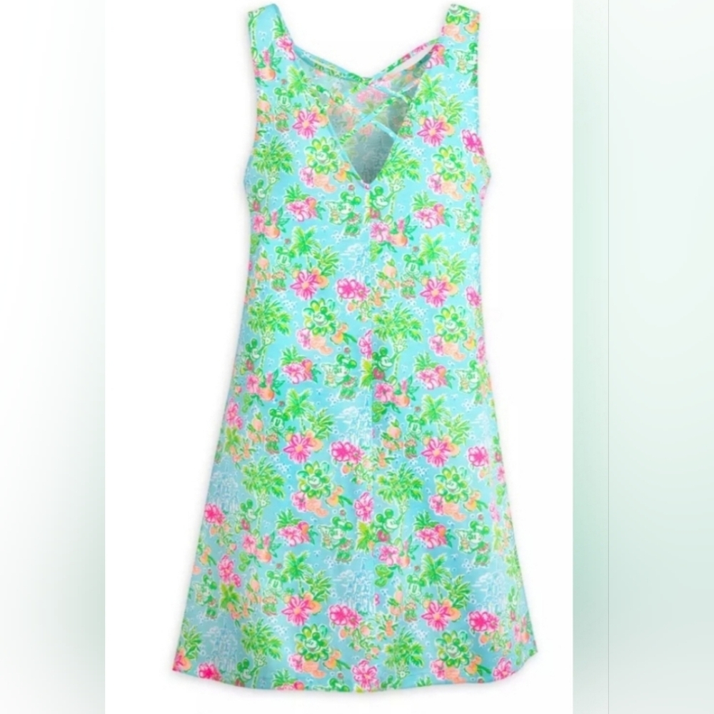 Mickey and Minnie Mouse Kristen Swing Dress for Women by Lilly Pulitzer 💗 - Picture 3 of 10